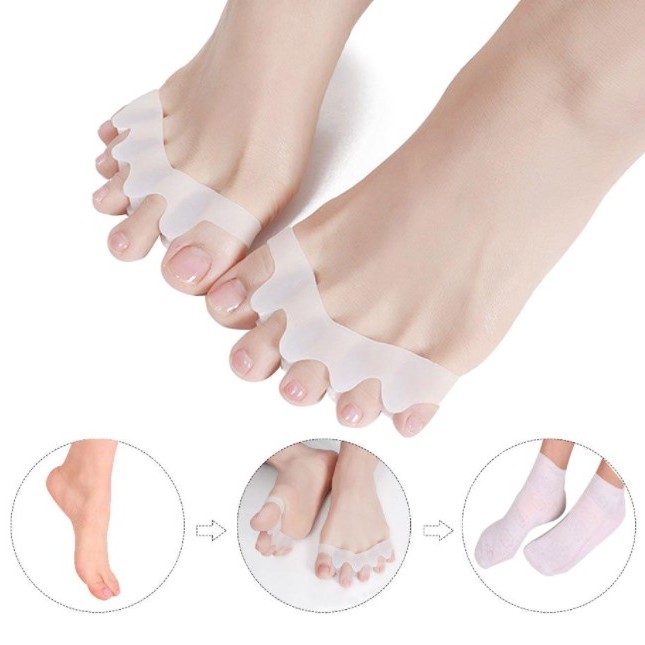 5 PARMAK AYIRAN GEÇMELI MAKARA BEYAZ RENK