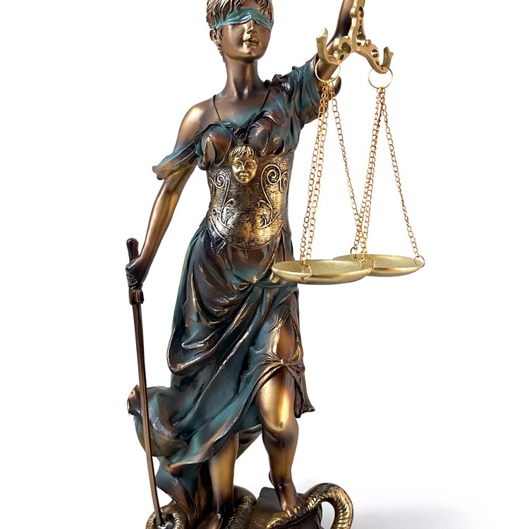 55x17 cm Polyester Adalet Biblosu 