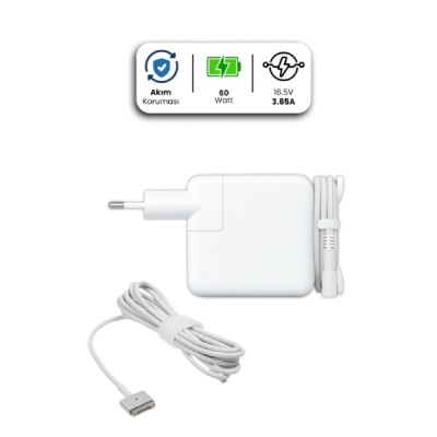 6.50V 3.65A MAGSAFE 2 60W APPLE İçin Laptop Adaptör