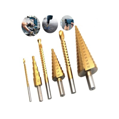 6 Parça Kademeli Matkap Ucu Seti 