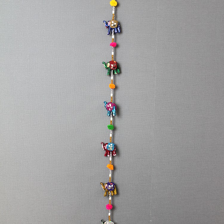 7'li Asmalı Aynalı Fil Model 2