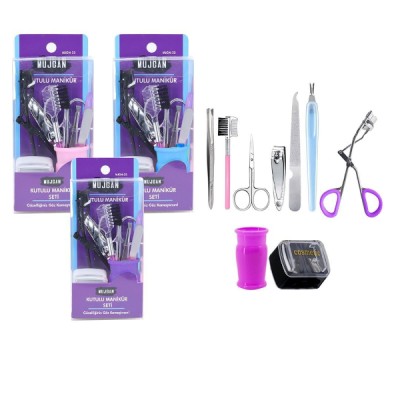 9 Parça Kutulu Manikür Seti