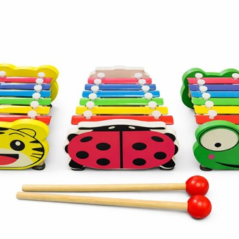 Ahşap 8 Notalı Ksilofon Müzik Aleti 