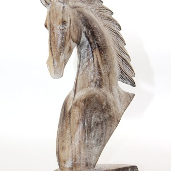 Ahşap At Büstü 30 cm