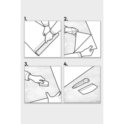 Ahşap Görünümlü Kendinden Yapışkanlı Kaplama Folyosu 5 Metre