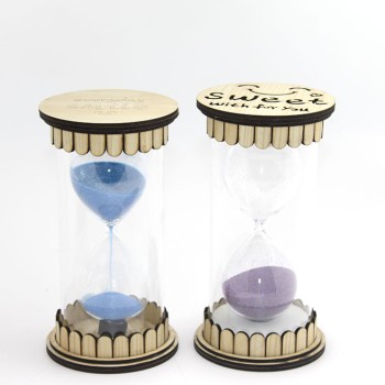 Ahşap Kum Saati Model 2