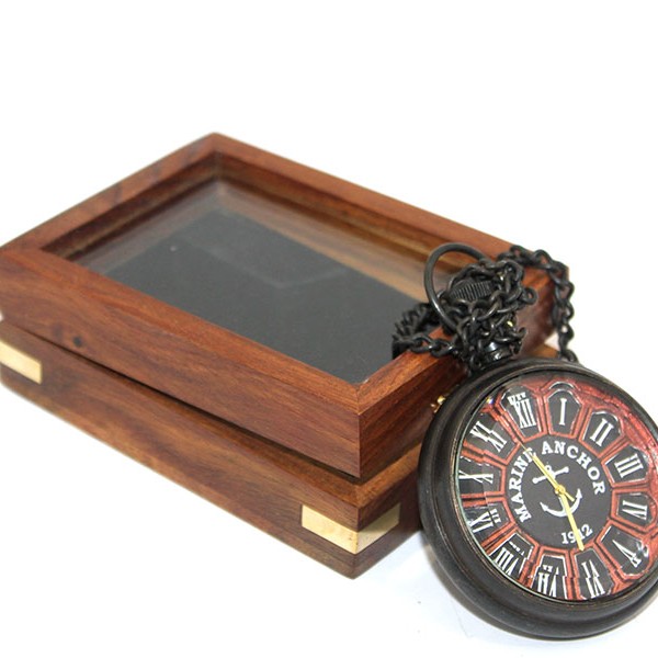 Ahşap Kutulu Köstekli Saat Model 2 