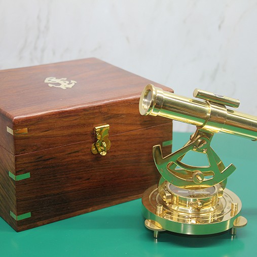 Ahşap Kutulu Pusulalı Dürbün Büyük Boy