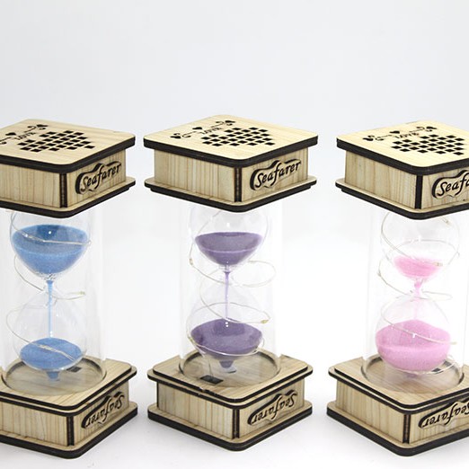 Ahşap Ledli Kum Saati Model 2