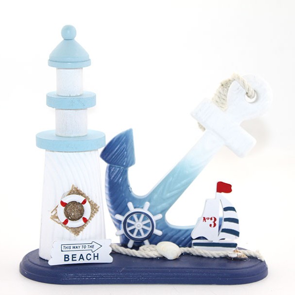 Ahşap Marin Çapalı Deniz Feneri 