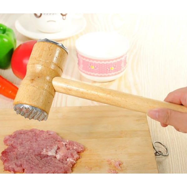 Ahşap Saplı Et Dövme Çekici 