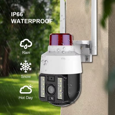 Alarmlı Dış Mekan Güvenlik Kamerası 