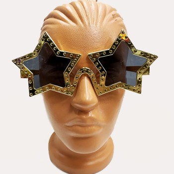 Altın Yıldız Metalize Parti Gözlüğü