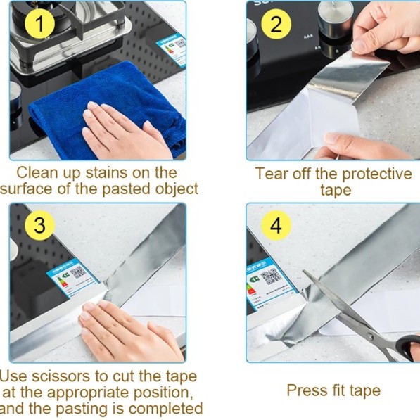 Alüminyum Su Sızdırmaz Yanmaz Bant