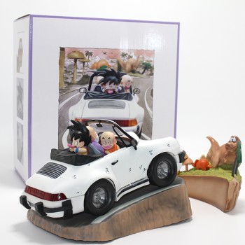 Anime Dragon Ball Son Goku, Kuririn, Usta Roshi Figürü 17 Cm 