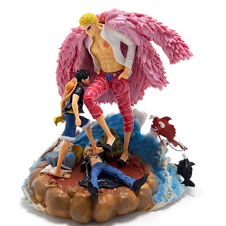 Anime One Piece Luffy Ve Donquixote Figürü 