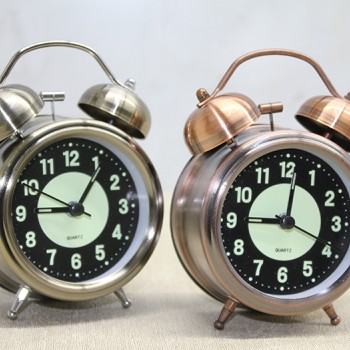 Antik Metal Çalar Saat Küçük Boy 