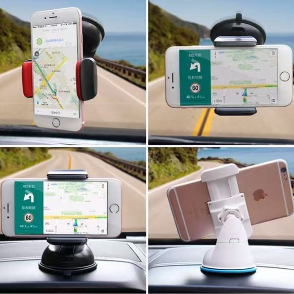 Araç İçi Torpido ve Cam Vakumlu Kısa Boy Telefon Tutucu 