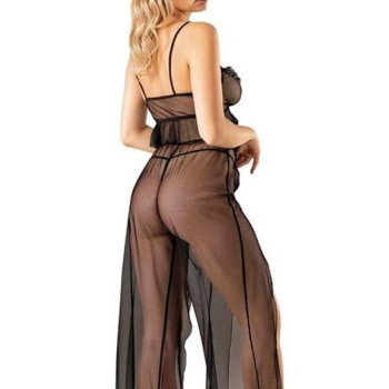 Arias Closet Askılı Yırtmaçlı File Takım