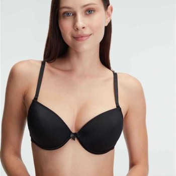 Arias Closet Balenli Destekli Dolgulu Askıları Çıkabilen İnce Mideli Günlük Klasik T-Shirt Sütyeni