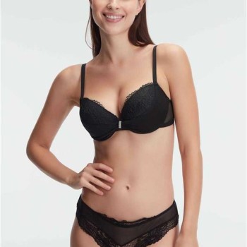 Arias Closet Balenli Destekli Dolgulu Taşlı Dantelli Sütyen Ve Slip Takım