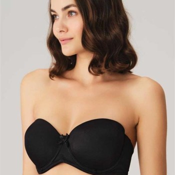 Arias Closet Balenli Desteksiz Dolgusuz Askısız Straplez Yumuşak Süngerli Günlük Klasik T-Shirt Sütyeni