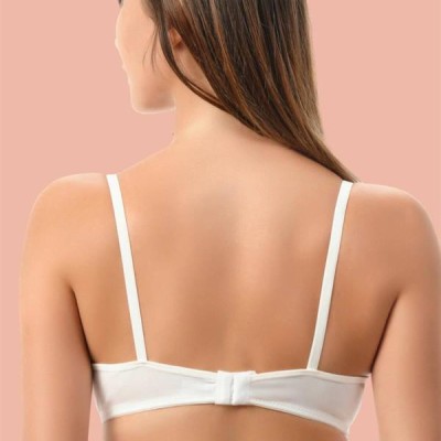 Arias Closet Beyaz Dolgulu Mikro Tek Sütyen