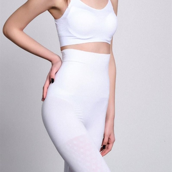 Arias Closet Beyaz Mı Emay 2015 Yüksek Bel Double Uzun Paçalı Korse