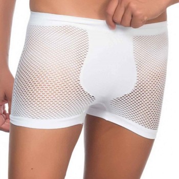 Arias Closet Beyaz Mı Emay 2106 Fileli Soft Erkek Boxer