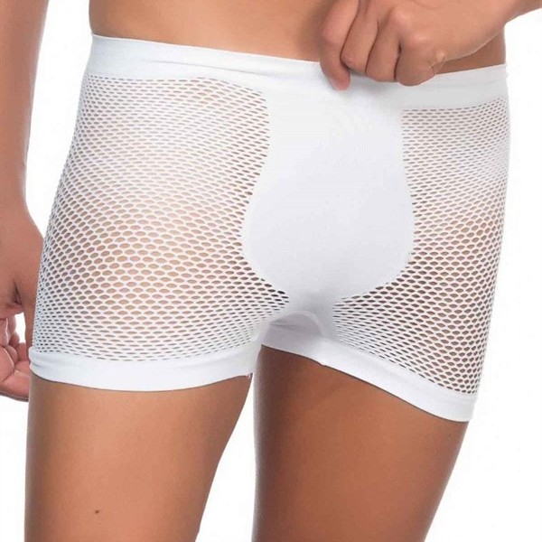 Arias Closet Beyaz Mı Emay 2106 Fileli Soft Erkek Boxer