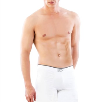 Arias Closet Beyaz Mı Emay 2108 Seamless Uzun Erkek Boxer