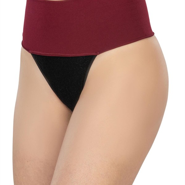 Arias Closet Bordo Mı 2048 Seamless Çift Renk String Korse