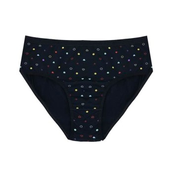 Arias Closet Büyük Beden Pamuklu Likralı Karışık Renkli 3'Lü Külot