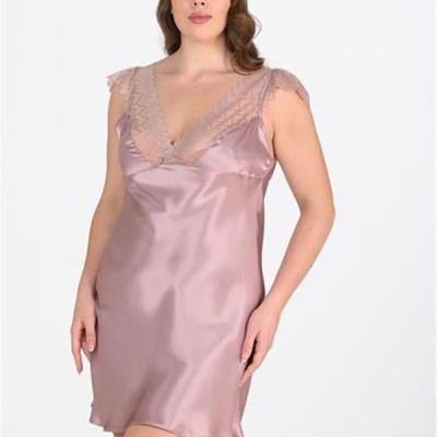 Arias Closet Büyük Beden Vizon Gecelik 2106