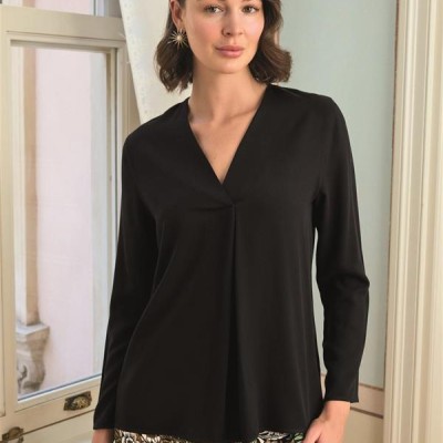 Arias Closet Çiçek Yaprak Ve Etnik Desenli Uzun Kollu Pijama Takımı