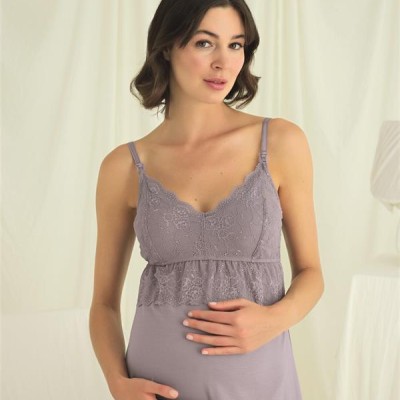 Arias Closet Dantelli Hamile Lohusa Sabahlık Takımı