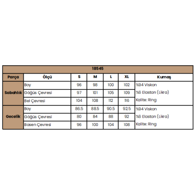 Arias Closet Dekolteli Yakası Ve Kolu Dantelli Sabahlık Takımı