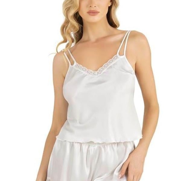 Arias Closet Ekru Saten Şort Takımı 9210