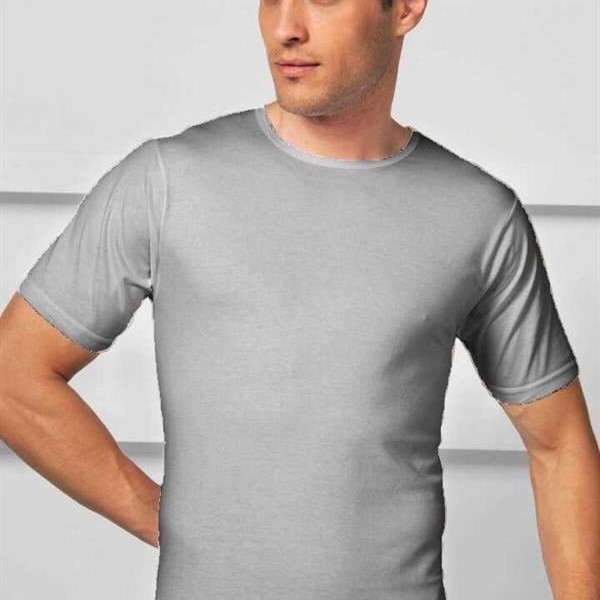 Arias Closet Erkek Pamuklu Kısa Kol Geniş Yaka Klasik Fanila T-Shirt