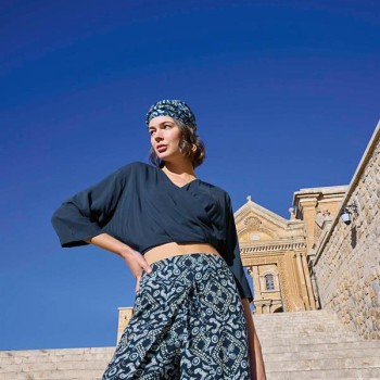 Arias Closet Etnik Desenli Alt Üst Takım