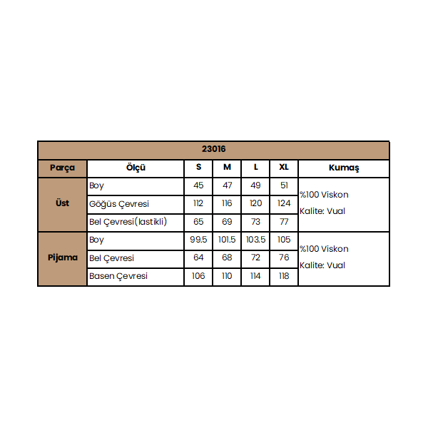 Arias Closet Etnik Desenli Alt Üst Takım