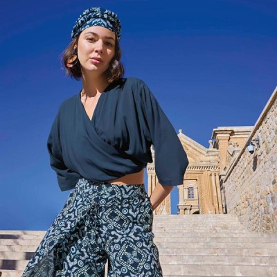 Arias Closet Etnik Desenli Alt Üst Takım