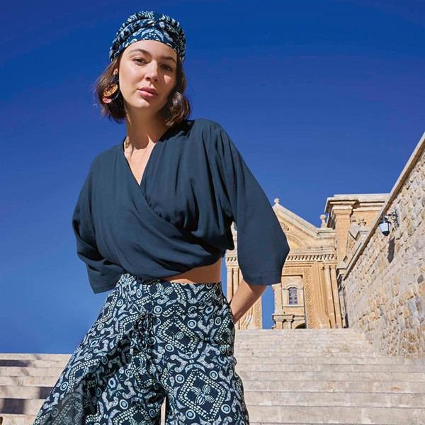 Arias Closet Etnik Desenli Alt Üst Takım