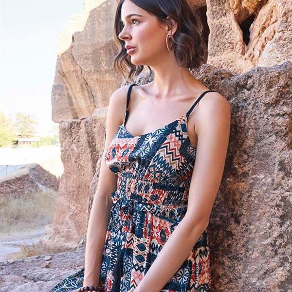 Arias Closet Etnik Desenli Tulum