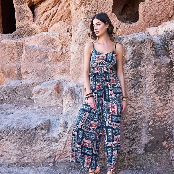 Arias Closet Etnik Desenli Tulum