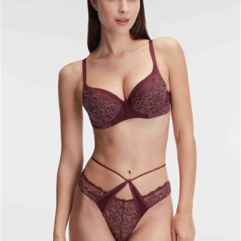 Arias Closet Fantezi Çiçek Desenli Destekli Balenli Kaplı Dantel Detaylı İç Çamaşırı Takımı