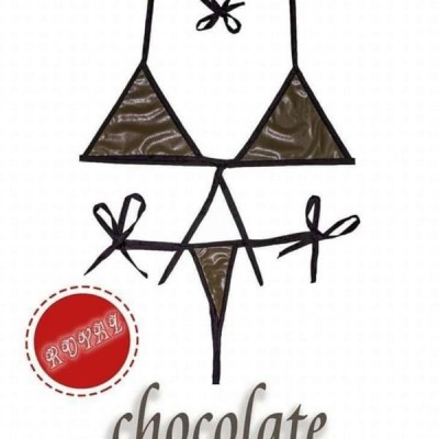 Arias Closet Fantezi Tüketilebilen Yenilebilir Çikolatalı Aromalı İç Çamaşırı Takımı