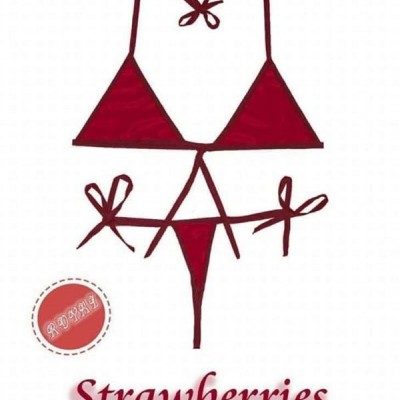 Arias Closet Fantezi Tüketilebilen Yenilebilir Çilek Aromalı İç Çamaşırı Takımı