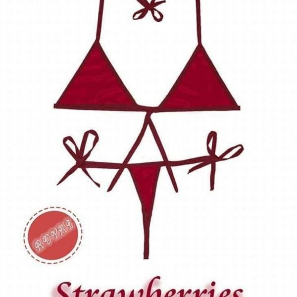 Arias Closet Fantezi Tüketilebilen Yenilebilir Çilek Aromalı İç Çamaşırı Takımı