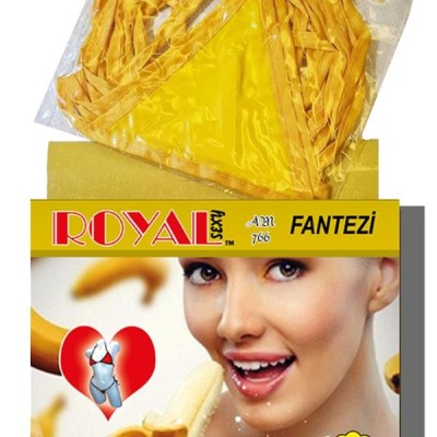 Arias Closet Fantezi Tüketilebilen Yenilebilir Muz Aromalı İç Çamaşırı Takımı